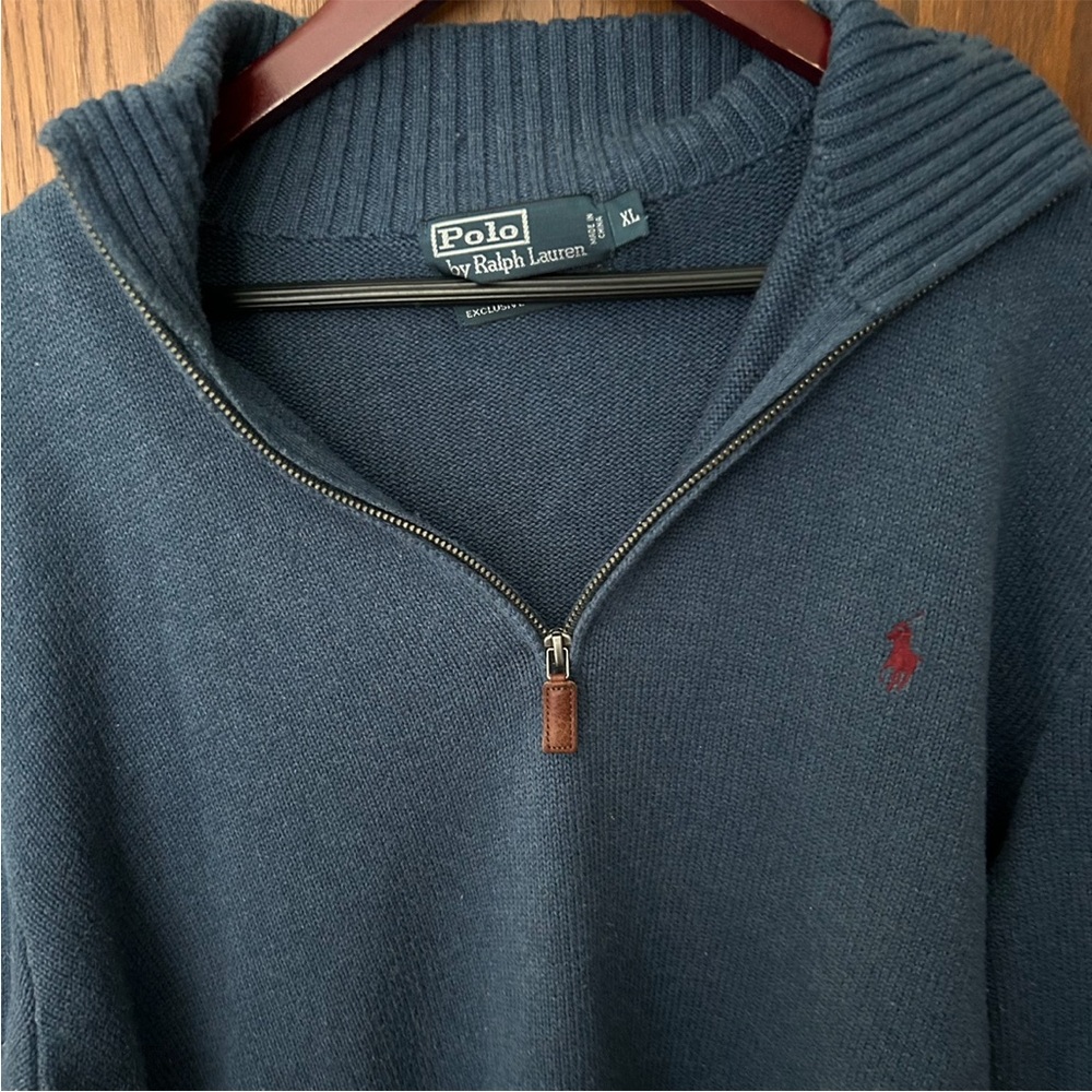 Polo Ralph Lauren 1/4 Zip Navy SZ. XL